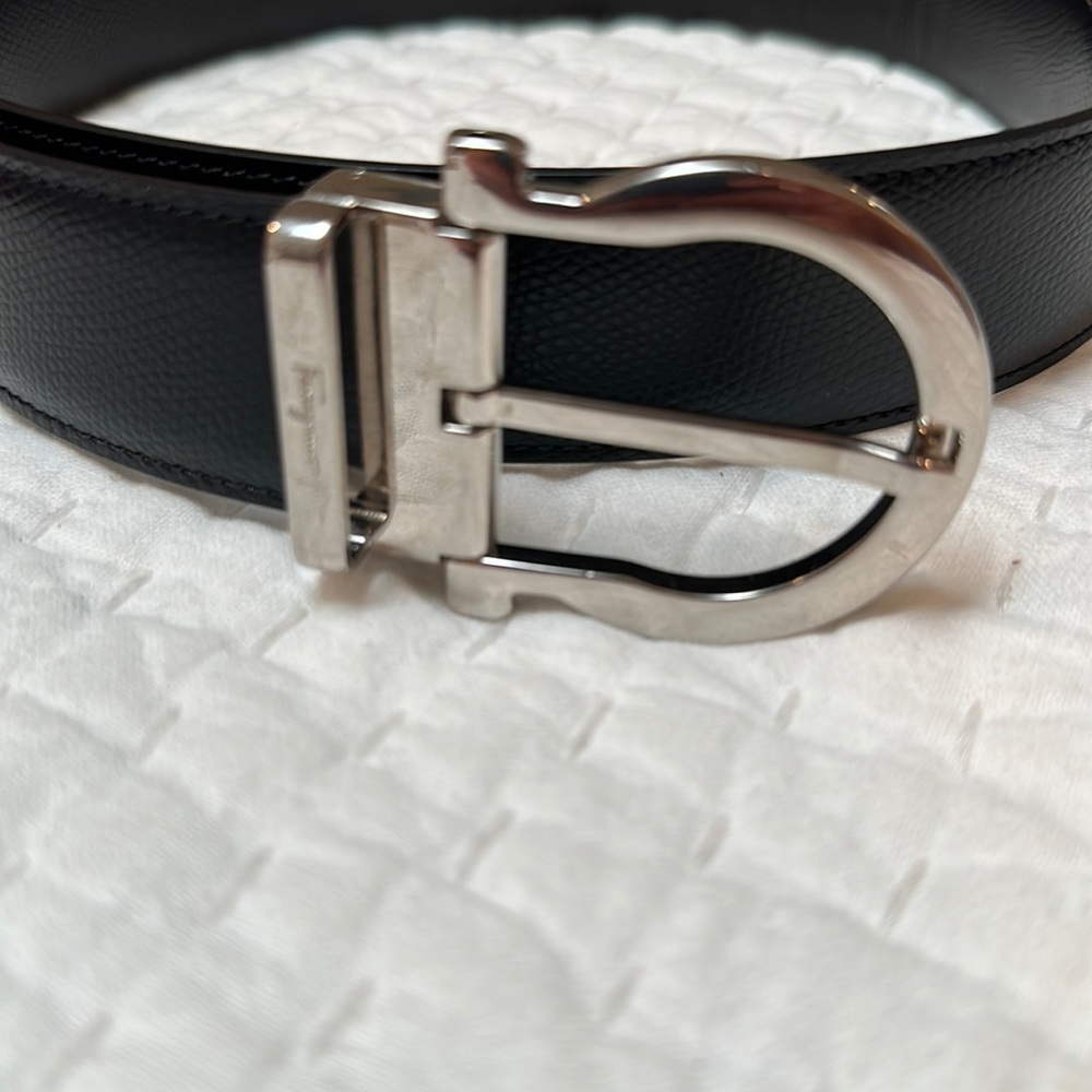 FERRAGAMO  Gancio Buckle Belt